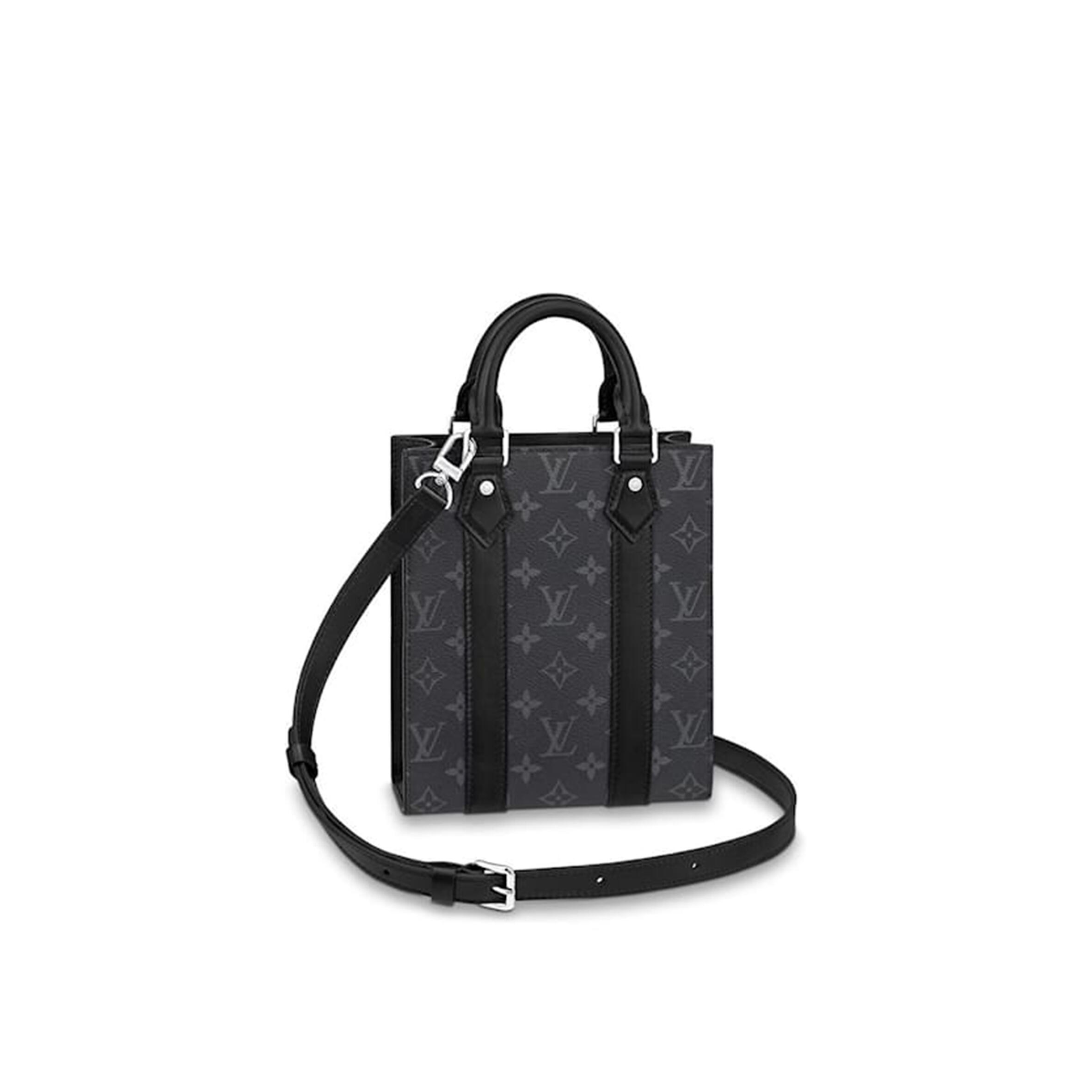 LOUIS VUITTON MASTER SAC PLAT MINI ECLIPSE BLACK M46453 (22*19*7cm)